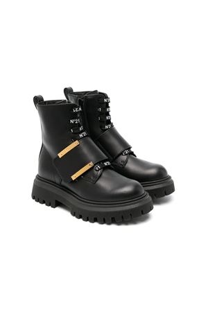 black leather ankle boots N°21 KIDS | 7527403